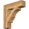 Ekena Millwork Balboa Block Rough Sawn Bracket, Western Red Cedar, 6"W x 26"D x 26"H BKT06X26X26BOA05RWR - alternate 1